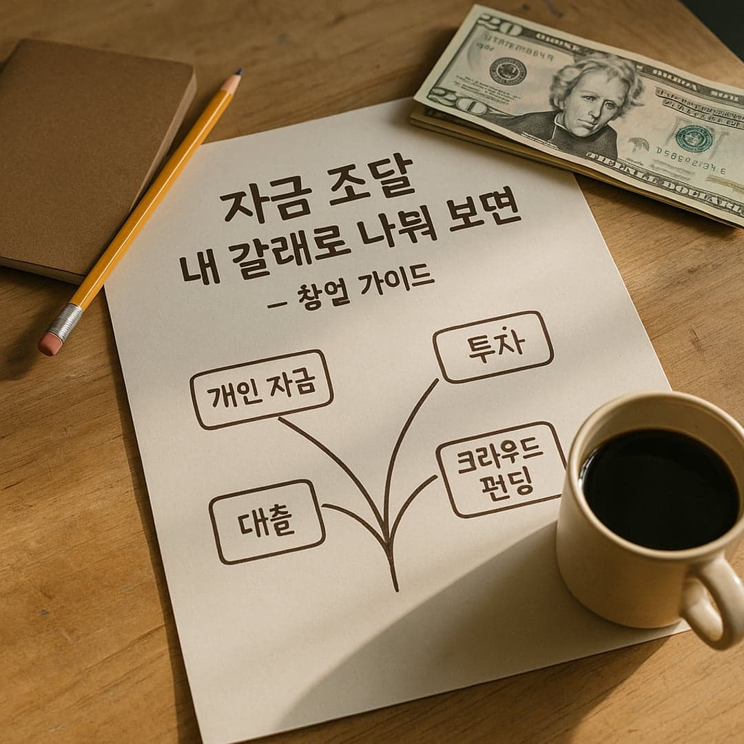 자금 조달, 네 갈래로 나눠 보면