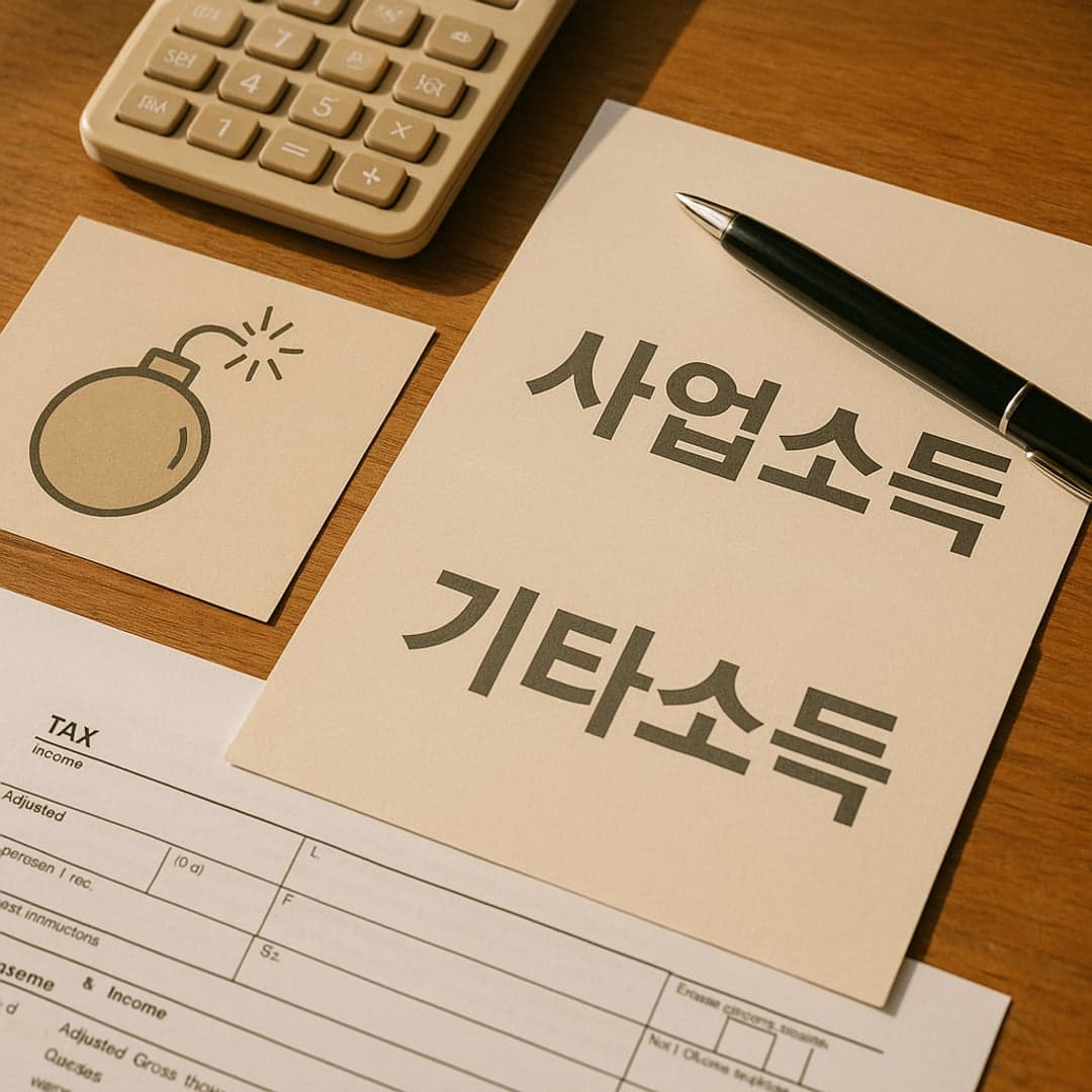 세금 폭탄 맞기 전에 알아야 해요 — 사업소득과 기타소득, 뭐가 다른가요?