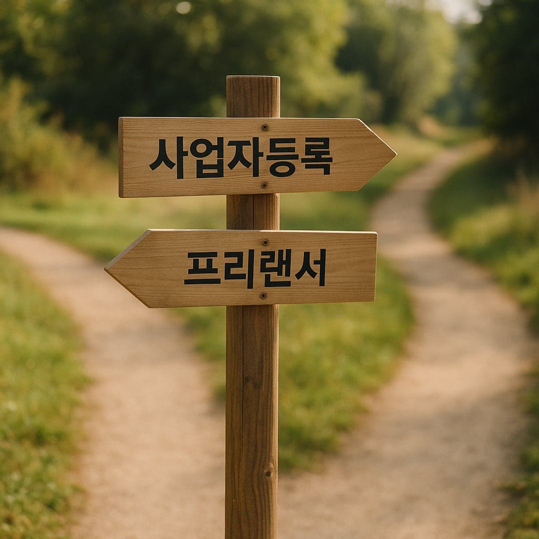 사업자등록 vs 프리랜서 — 매출 구간별로 갈림길이 다르다